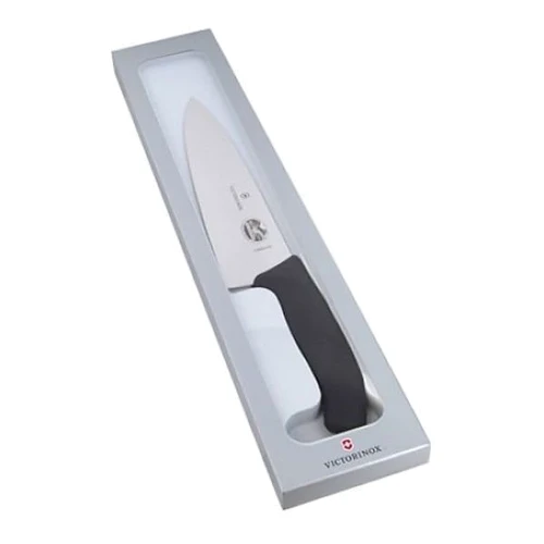 Кухонный нож Victorinox SwissClassic Carving 20 см черный (6.8063.20G): Лезвие нержавеющая сталь
