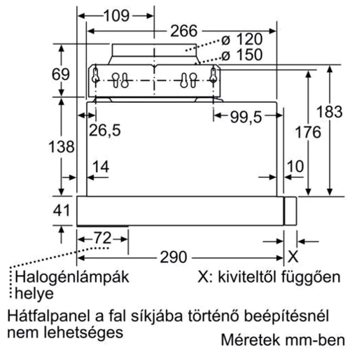 Витяжка Bosch DFM064W50: Управління механічне