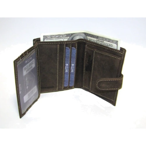 Мужской кошелек Buffalo Wild коричневый (RM-07L-HBW BROWN): Тип Кошельки