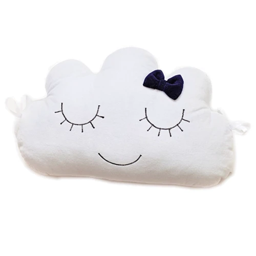 Бампер - подушка Twins Cloud біло-чорний (7099-DC-13)
