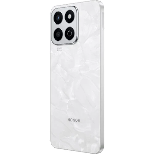 Смартфон Honor 200 Smart 5G 4/256GB Moonlight White (Global): Камера Подвійний 50 Мп (f/1.8) + 2 Мп (f/2.4) / LED спалах / HDR / Панорама / Фронтальна 5 Мп (f/2.4)