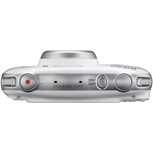 Nikon Coolpix S33 White (UA): Оптический зум 3x