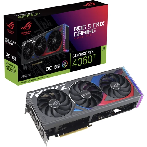 Видеокарта ASUS GeForce RTX 4060 Ti 16GB STRIX OC (ROG-STRIX-RTX4060TI-O16G-GAMING): Интерфейс PCI Express 4.0 x8