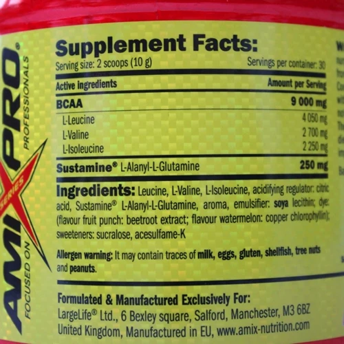 Аминокислота для спорта Amix Pro Synchro BCAA plus Sustamine 300 g/30 servings/Melon: Вкус Дыня