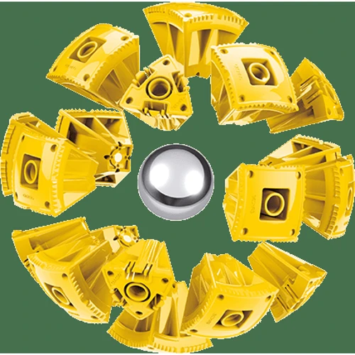 Конструктор магнитный Geomag KOR Pantone Yellow (PF.800.675.00) фото 6