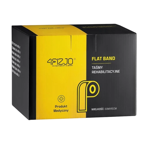 Эспандер 4FIZJO Flat Band для спорта и реабилитации 30 м 9-11 кг (4FJ0104)
