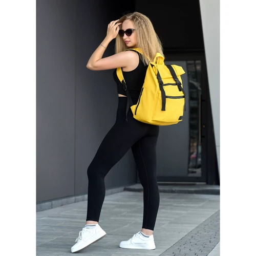 Женский рюкзак Sambag RollTop Zard желтый (24238028): Страна производитель Украина