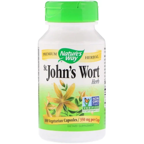 Nature's Way, St. John's Wort, Herb, 350 mg, 100 Vegetarian Capsules (NWY17300)