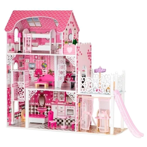 Ляльковий будиночок Ecotoys XXL з гіркою (TL49059)
