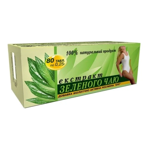 Элит-Фарм Экстракт Зеленого чая 0,25 г № 80