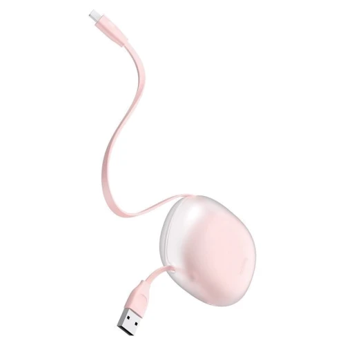 Кабель Baseus USB Cable to USB-C Lets Go Little Reunion One-Way Stretchable 2A 1m Pink (CATRN-24): Длина 1 м