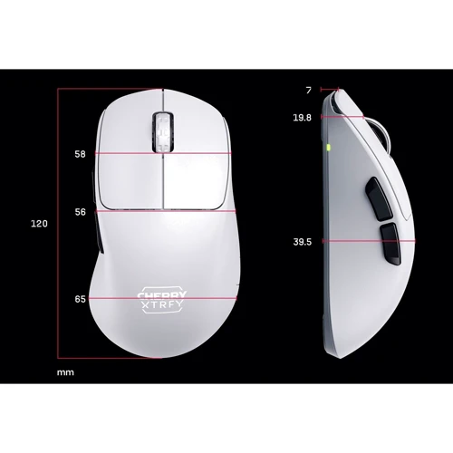 Мышь Xtrfy M64 Pro 8K Wireless White (CX-M64W-PRO-WHITE): Максимальное разрешение сенсора, dpi 26000