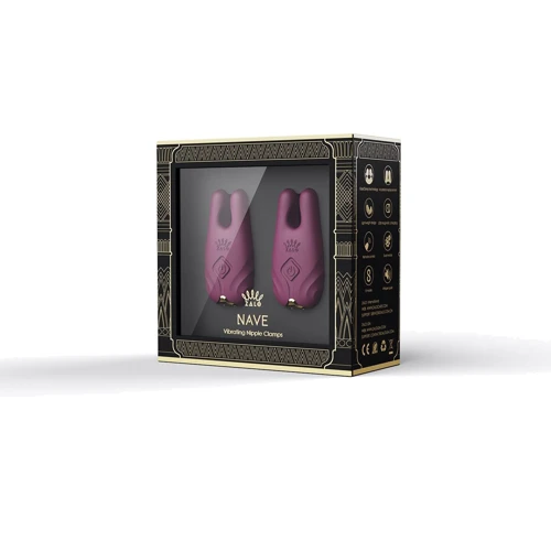 Вибратор для груди Zalo Nave Velvet Purple