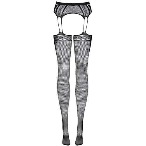 Чулки с поясом Obsessive S227, S/M/L