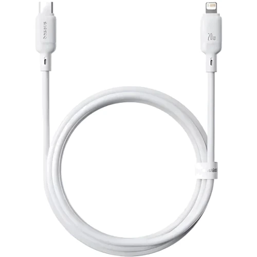 Кабель Baseus Cable USB-C to Lightning Silky Series 20W 1m White (P10377700213-00): Тип USB-C - Lightning