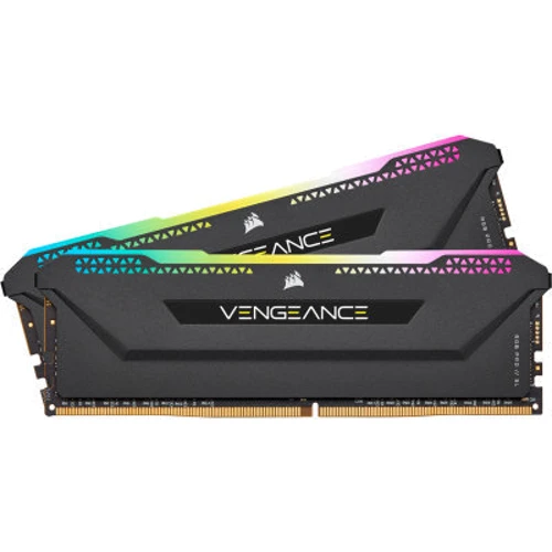 Corsair 16 GB (2x8GB) DDR4 3600 MHz Vengeance RGB Pro SL Black (CMH16GX4M2D3600C18) фото 2