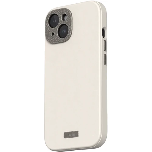 Чехол для iPhone Moshi Napa Slim Hardshell Case Eggnog White (99MO231109) for iPhone 15: Цвет белый