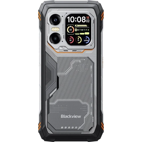 Смартфон Blackview Xplore 1 16/512GB Black: Дисплей 6.78" IPS (1080x2460), Corning Gorilla Glass 5 + Дополнительный (внешний) 2.01" (240x296)