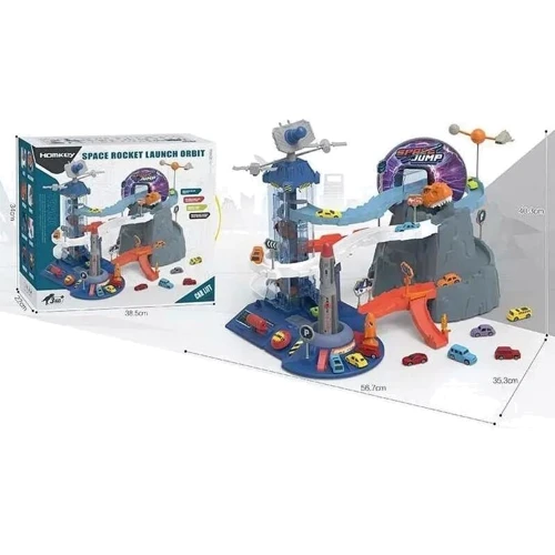 Гараж, 4 машинки, лифт (5508A)