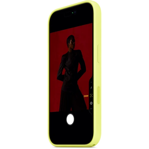 Чехол для iPhone Apple iPhone 17 Pro Silicone Case with MagSafe - Neon Yellow (MGFF4)