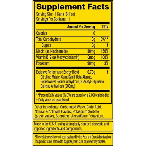 Cellucor C4 Original Carbonated 473 ml Cherry Limeade: Тип Комплекс до тренировки
