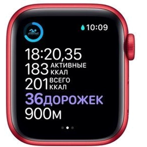 Apple Watch Series 6 GPS 44mm (PRODUCT)RED Aluminum Case (PRODUCT)RED Sport (M00M3) Approved фото 3