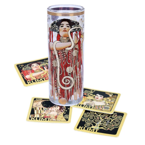 Рюмка Carmani для водки с подставками 4шт Г. Климт Медицина 50 ml (841-3103)