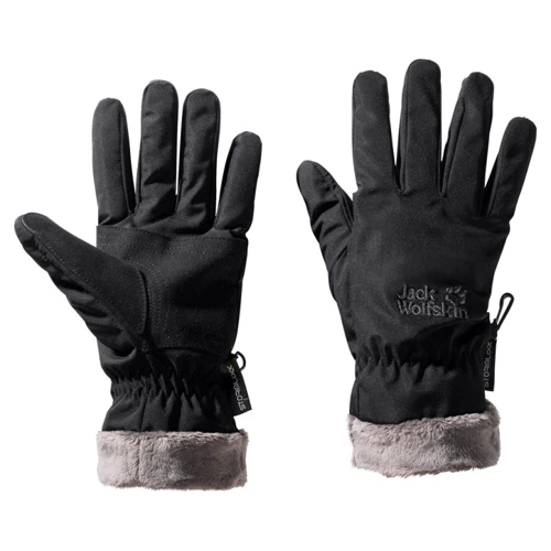 Женские перчатки Jack Wolfskin Stormlock Highloft Glove Women черные S (1901084_6000)