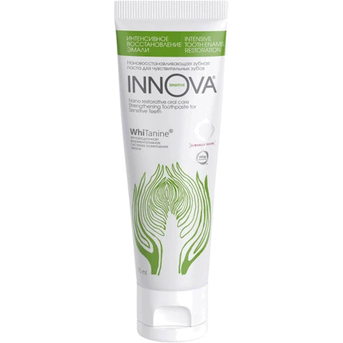 SPLAT INNOVA SENSITIVE 75 ml Зубная паста Интенсивное восстановление эмали: Назначение Укрепление эмали, Восстановление, Чувствительные зубы, Отбеливание, Очищение