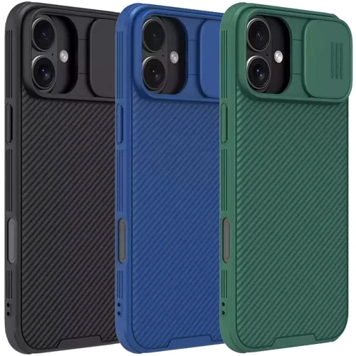 Чохол для iPhone Nillkin CamShield Pro Deep Green для iPhone 16: Колір зелений