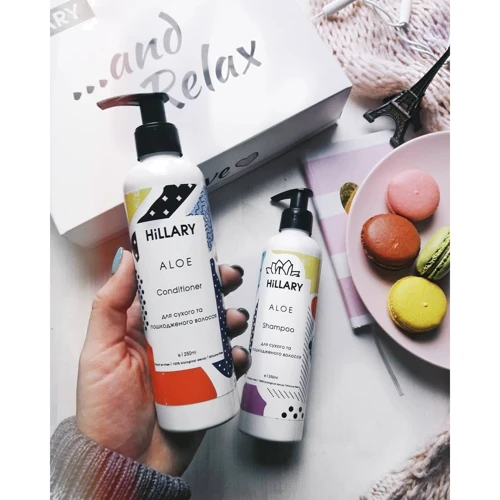 HiLLARY ALOE Сonditioner 250 ml Натуральный кондиционер для сухих и поврежденных волос: Назначение Восстановление