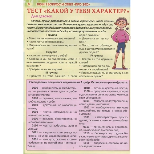 100 и 1 вопрос и ответ про это. Всё, о чем подростки стесняются говорить со взрослыми: Производитель БАО