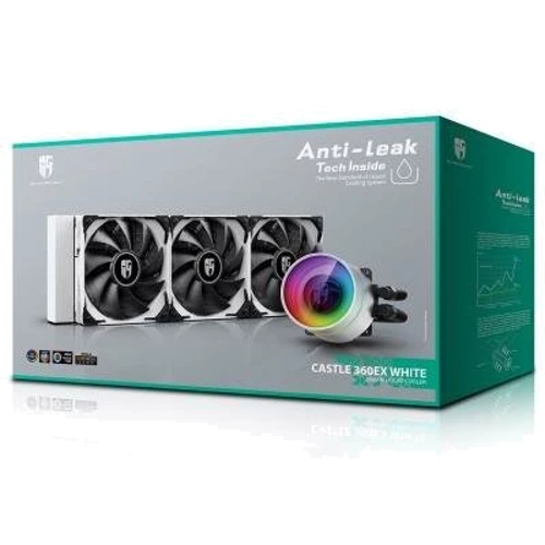 Кулер Deepcool CASTLE 360EX WHITE (DP-GS-H12W-CSL360EXWH): Уровень шума, dB 32.1