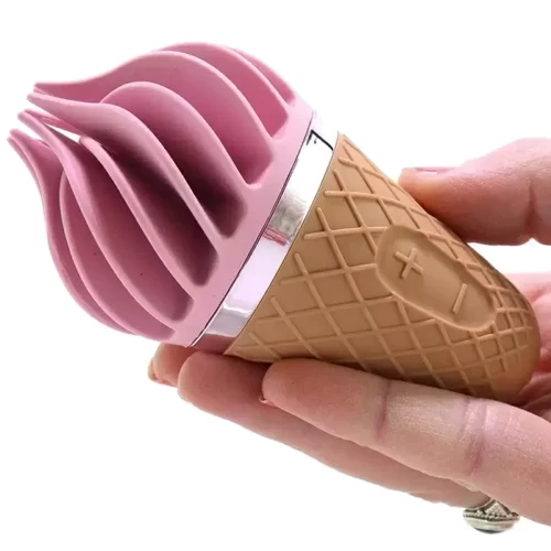 Стимулятор для клитора с вращающимися лепестками Satisfyer Lay-On - Sweet Treat Pink/Brown