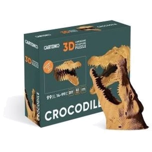 Картонний конструктор Cartonic 3D Puzzle CROCODILE фото 3