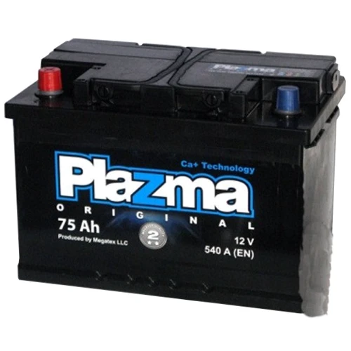 Автомобильный аккумулятор Plazma 6CT-75 Аз Original 575 62 02