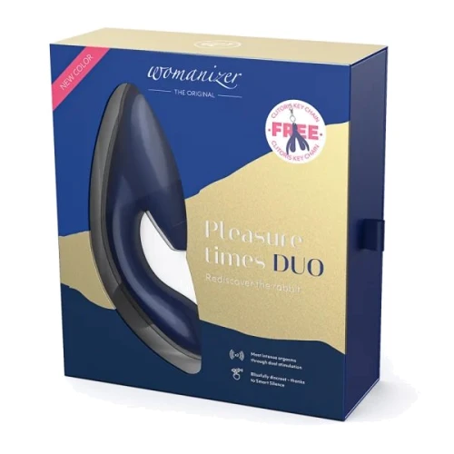 Вакуумный клиторальный стимулятор Womanizer Duo blueberry raspberry