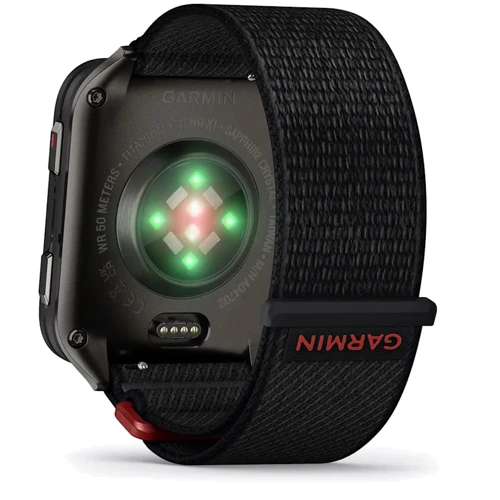 Смарт-часы Garmin Venu X1 Black with Slate Titanium Caseback and Black ComfortFit Nylon Band (010-02980-02)