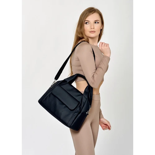 Жіноча спортивна сумка Sambag Vogue BKT чорна (90158001): Стать Женский