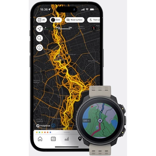 Смарт-часы Suunto Vertical Black Sand: Фитнес-функции Секундомер, Шагомер, Подсчет калорий, Пульсометр, Альтиметр, GPS-модуль, Пульсоксиметр