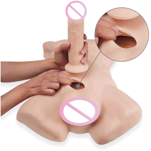 Торс с фаллоимитатором на присоске SilexD Apollo L Male Torso