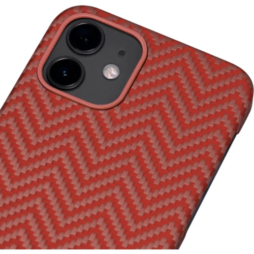 Чехол для iPhone Pitaka MagEZ Case Herringbone Red/Orange (KI1207) for iPhone 12 mini: Материалы Арамид