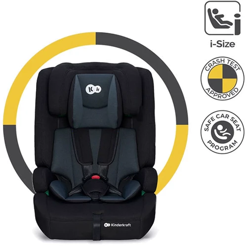 Автокресло Kinderkraft Safety Fix 2 i-Size Black (KCSAFI02BLK0000): Цвет черный