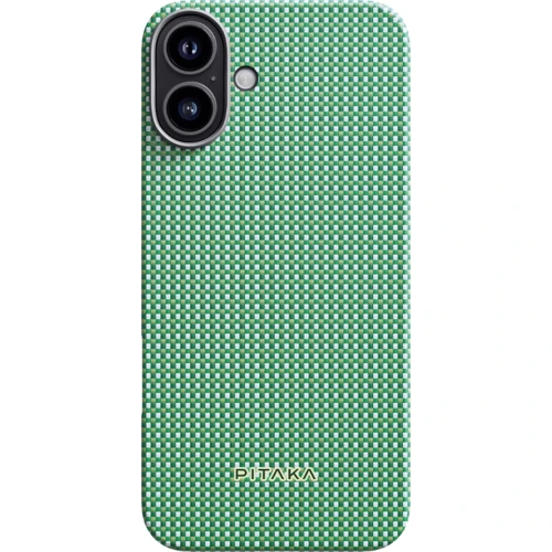 Чехол для iPhone Pitaka Forest Green Ultra-Slim Case Forest Green (KI1601FOR) for iPhone 16: Цвет зеленый