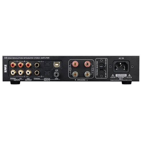 S.M.S.L A8: Входи RCA, USB, Коаксіальний (Coax), Оптичний (Toslink)