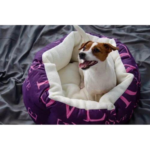Лежак Luсky Pet Арчи №3 фиолетовый 55x65 см (218229): Материал Хлопок, Флис