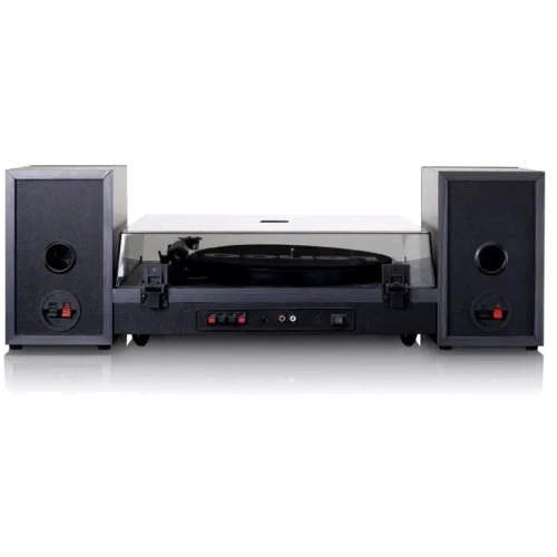 Виниловый проигрыватель Lenco LS-301BK Black: Форма тонарма Прямая