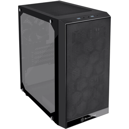 Корпус Silverstone PS15 Black Tempered Glass (SST-PS15B-G) фото 11