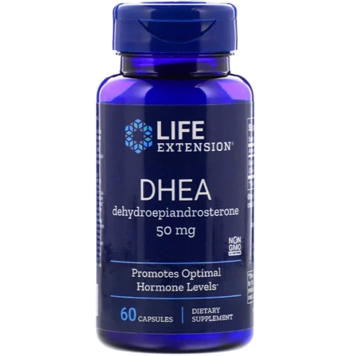 Life Extension DHEA, 50 mg, 60 Capsules (LEX-88206)