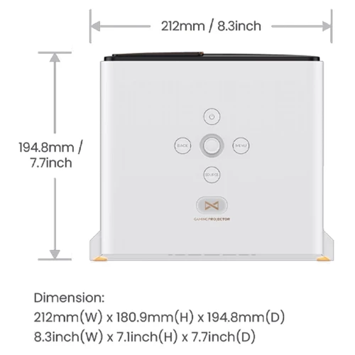 Проектор BenQ X300G (9H.JSA77.19E): Інтерфейси USB, HDMI